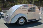 Classic 1947 Teardrop Trailer With Volkswagen Bug Fenders & Tail Lights
